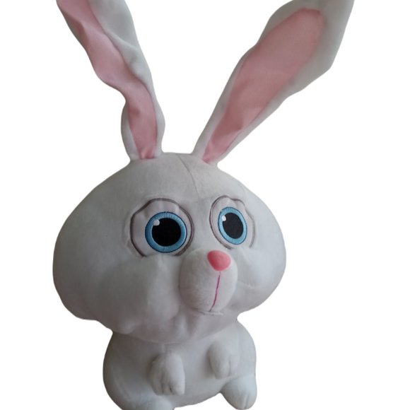 The Secret Life of Pets Snowball Bunny Rabbit Toy 14" Soft Plush White - Picture 7 of 8